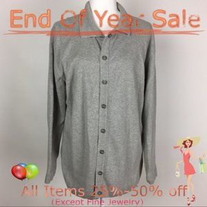 CLIO Gray Cardigan Size M